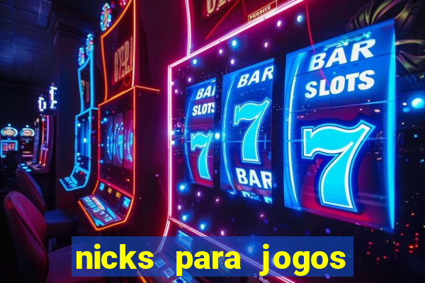 nicks para jogos de tiro